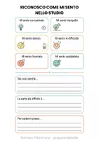 anteprima - Materiale di supporto/inclusione - Kit autonomia e consapevolezza studio - Pagina 2