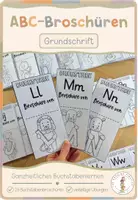 Vorschau - Unterrichtsreihen - ABC-Broschüren – Buchstaben lernen mit 26 Miniheften - Deckblatt