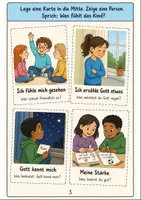 Vorschau - Stundenentwürfe - Selbstwert und Gottes Zusage Klasse 1 -2 Bildkarten und Plakat - Seite 2