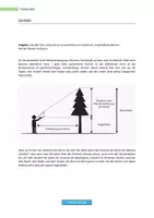 Vorschau - Stundenentwürfe - Höhen messen mit dem Försterdreieck (Ähnlichkeit) - Deckblatt