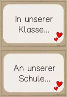 Vorschau - Poster - Klassenregeln Gesprächsimpulse Leitsätze Klassenklima Gemeinschaft - Seite 3