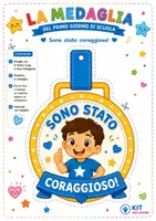 anteprima - Materiale di supporto/inclusione - Medaglie del primo giorno di scuola primaria - Pagina 3
