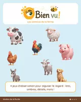 Aperçu - Apprentissages en autonomie - Bien vu ! : jeu d'attention visuelle - Page 1