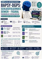 Vorschau - Unterrichtsreihen - BaPsy-DGPs: Schlussfolgerndes Denken – Figural | Vorbereitung auf den Psychologie-Studieneignungstest 2026/2027 - Deckblatt
