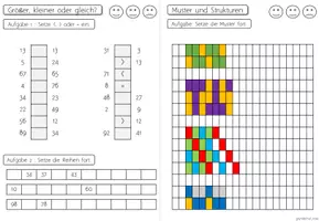 Vorschau - Arbeitsblätter - Fit für Klasse 3 Deutsch & Mathe | Mini-Heft Klasse 2 - Seite 2