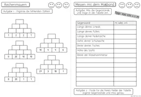 Vorschau - Arbeitsblätter - Fit für Klasse 3 Deutsch & Mathe | Mini-Heft Klasse 2 - Seite 3