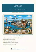 Vorschau - Arbeitsblätter - Der Hafen – Lesespurgeschichte mit Rätselaufgaben (Klasse 8) - Seite 1