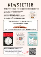 Vorschau - Mal- und Bastelvorlagen - Kleines Städtchen – Collage aus Zeitung und Papier inkl. Video - Seite 1