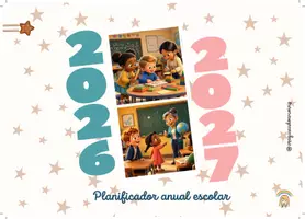 Vista previa - Decoración del aula - PLANIFICADOR ANUAL ESCOLAR 2026- 27 + PLANTILLA EDITABLE - Portada