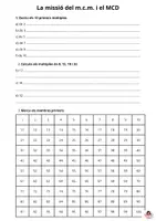 Vista previa - Hojas de trabajo - Quadern de múltiples, divisors, m.c.m. i MCD - página 2
