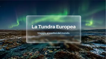 anteprima - Schede informative - La tundra europea - Pagina di copertina