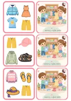 Vista previa - Juegos / Gamificación - CLOTHES- CAN YOU FIND THE SAME? GAME (13 CARDS) - página 2
