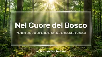 anteprima - Schede informative - La foresta temperata - Pagina di copertina