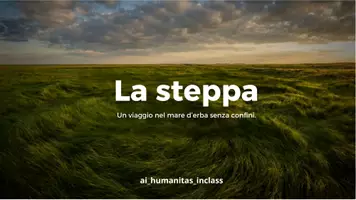 anteprima - Schede informative - La steppa - Pagina di copertina