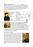 Vorschau - Arbeitsblätter - Martin Luther- Leben und die 95 Thesen - Seite 1
