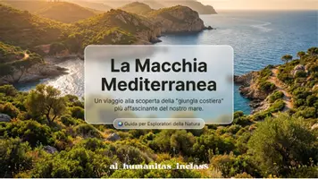 anteprima - Schede informative - La macchia mediterranea - Pagina di copertina