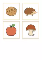 Vorschau - Bildkarten - Bildkarten Herbst – 10 einfache Herbstwörter (kostenlos) - Seite 3