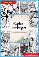 Vorschau - Mal- und Bastelvorlagen - Kunst Sommer – Tiere im Dschungel | Aquarell Kunstprojekt & Ausmalbilder für Grundschule & Sekundarstufe - Seite 2