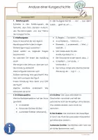 Vorschau - Merkblätter - Kurzgeschichten | Analyse | Merkblatt | Arbeitsblätter | Klasse 9,10 | Deutsch - Seite 2