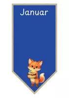 Vorschau - Anderer Materialtyp - Geburtstagskalender Fuchs / Fuchsklasse - Seite 1