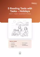 Vorschau - Arbeitsblätter - Holidays – 5 englische Lesetexte mit Aufgaben & Lösungen | Klasse 3–4 - Deckblatt