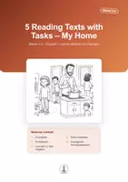 Vorschau - Arbeitsblätter - My Home – 5 englische Lesetexte mit Aufgaben & Lösungen | Klasse 3–4 - Deckblatt