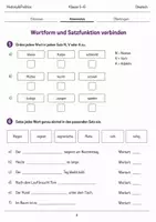Vorschau - Arbeitsblätter - Basisscreening Wortarten Deutsch Klasse 5–6 - Seite 3