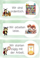 Vorschau - Poster - Klassenregeln Marienkäferklasse 🐞 | Regeln Klassentier Marienkäfer | Regelplakate für ein friedliches Miteinander | Grundschule - Seite 3