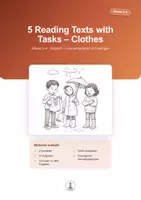 Vorschau - Arbeitsblätter - Clothes – 5 englische Lesetexte mit Aufgaben & Lösungen | Klasse 3–4 - Deckblatt