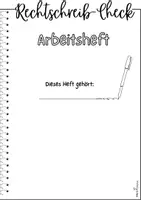 Vorschau - Arbeitsblätter - Rechtschreibcheck | 10 Seiten Arbeitsheft | sofort einsetzbar | Rechtschreibung | Deutsch | Klasse 6 und 7 - Seite 1