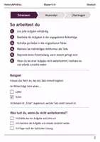 Vorschau - Arbeitsblätter - Basisscreening Zeitformen Deutsch Klasse 5–6 - Seite 1