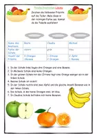Vorschau - Spiele - freche Früchtchen - Logical für die Grundschule - Seite 1