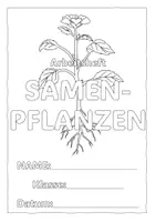 Vorschau - Arbeitsblätter - Samenpflanzen / Blütenpflanzen Arbeitsheft // Pflanzen - Seite 1