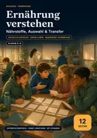 Vorschau - Unterrichtsreihen - Ernährung verstehen Klasse 5–6 – Nährstoffe, Auswahl & Transfer - Deckblatt