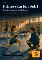 Vorschau - Stationenlernen - Fitnesskarten Sek I – Technik, Belastung & Reflexion - Deckblatt