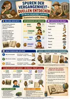 Vorschau - Unterrichtsreihen - Spuren der Vergangenheit – Quellen entdecken · Geschichte Unterrichtsmaterial | Grundschule Klasse 1–4 - Deckblatt