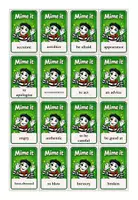 Vorschau - Mal- und Bastelvorlagen - Wortschatzspiel draw it or mime it for beginners A2.2 - Seite 1