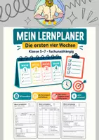 Vorschau - Fördermaterial/Inklusion - Lernplaner | Klasse 5, 6, 7 - Deckblatt
