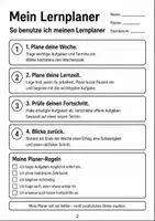 Vorschau - Fördermaterial/Inklusion - Lernplaner | Klasse 5, 6, 7 - Seite 2