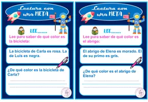 Vista previa - Hojas de trabajo - Lectura con una meta. Lee para descubrir la respuesta. - página 3