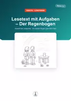 Vorschau - Arbeitsblätter - KOSTENLOSE LESEPROBE – Der Regenbogen mit Aufgaben & Lösungen | Klasse 3–4 - Deckblatt