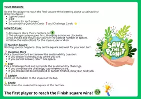 Vista previa - Juegos / Gamificación - ECO SNAKES AND LADDERS Speaking Game about Sustainability - página 2