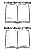 Vorschau - Arbeitsblätter - Buchentdecker Freitag: Lesebegeisterung steigern - Seite 1