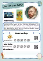 Vorschau - Arbeitsblätter - Diktate über Maler, Erfinder und Künstler - Deckblatt