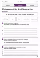 Vorschau - Arbeitsblätter - Basisscreening Satzglieder Deutsch Klasse 5–6 - Seite 3
