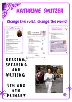 Vista previa - Unidades / Secuencias / Situaciones de Aprendizaje - KATHRINE SWITZER Reading Comprehension - Portada