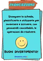 anteprima - Materiale di supporto/inclusione - ALLENAMENTO DI CALCOLI IN PISCINA - Pagina 1
