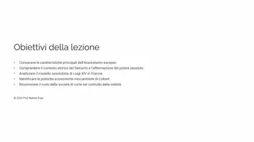 anteprima - Presentazioni / Lavagne - Il regno di Luigi XIV e l'assolutismo - Pagina 1