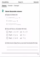 Vorschau - Arbeitsblätter - Terme umformen Basisscreening Klasse 5–6 - Seite 2
