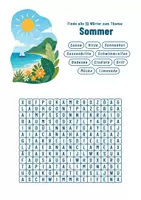 Vorschau - Arbeitsblätter - Suchsel - Jahreszeiten (inkl. Lösungen) - Seite 3